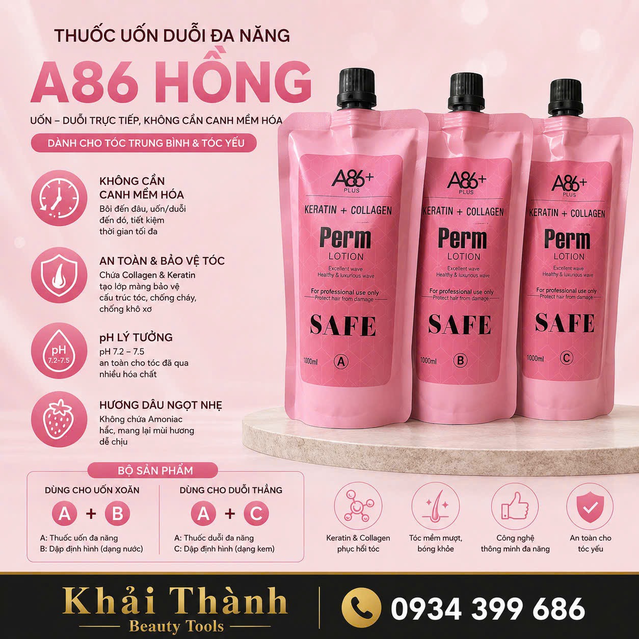 Thuốc Đa Năng A86 Hồng 1000ml