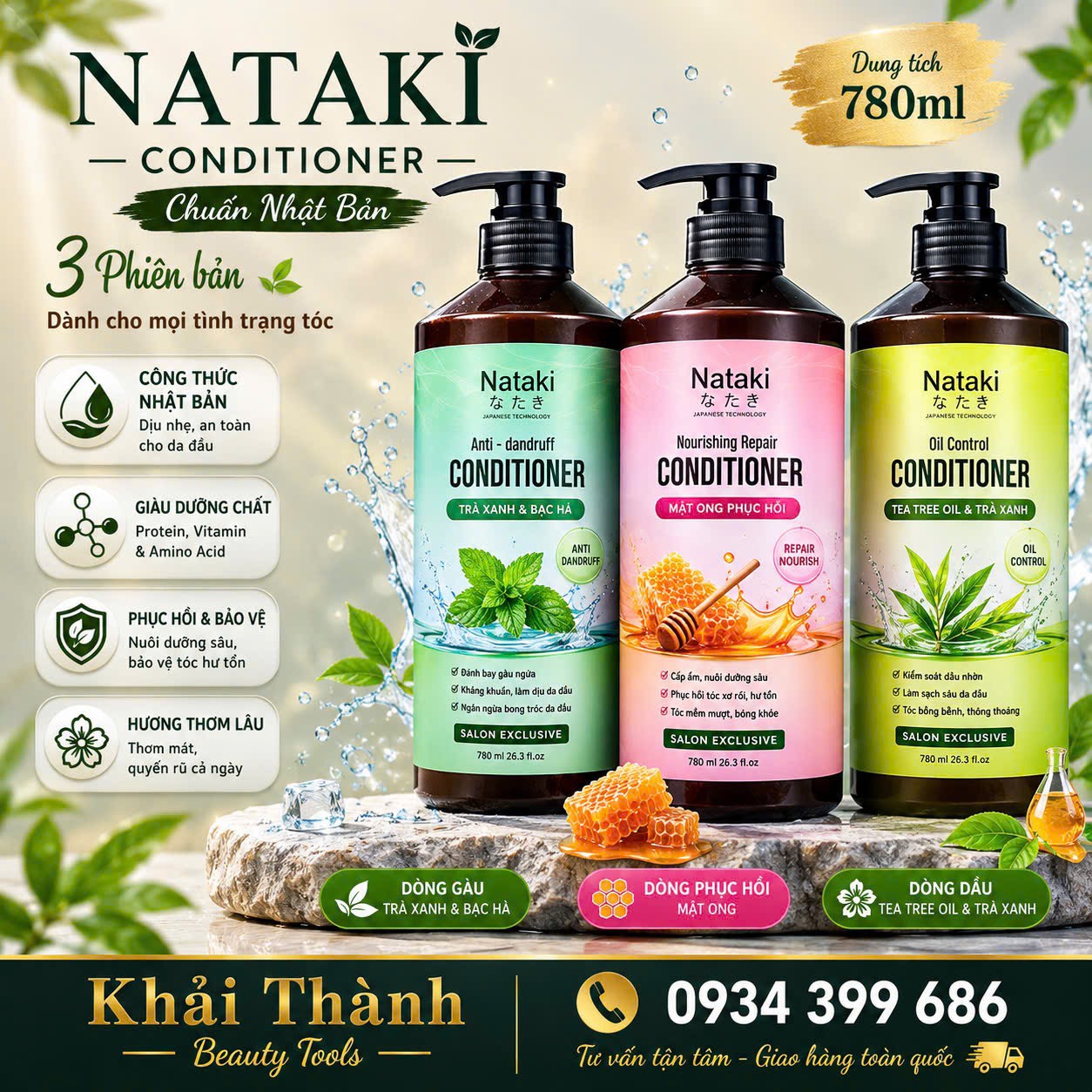 Dầu Xả Nataki 780ml