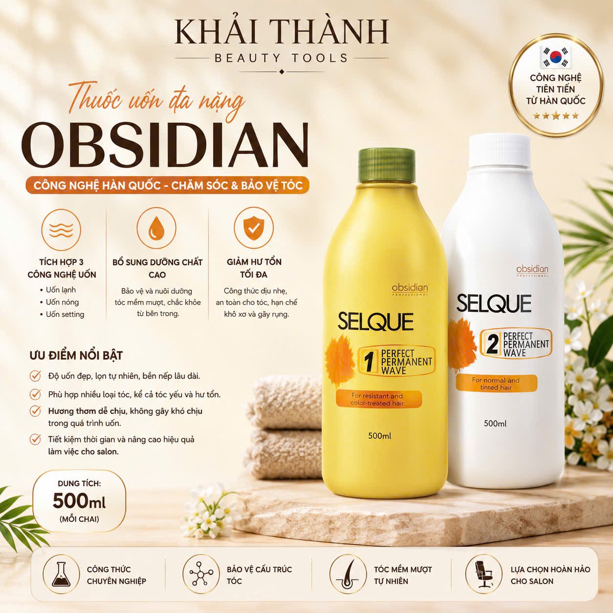 Thuốc Uốn Obsidian Đa Năng 500ml