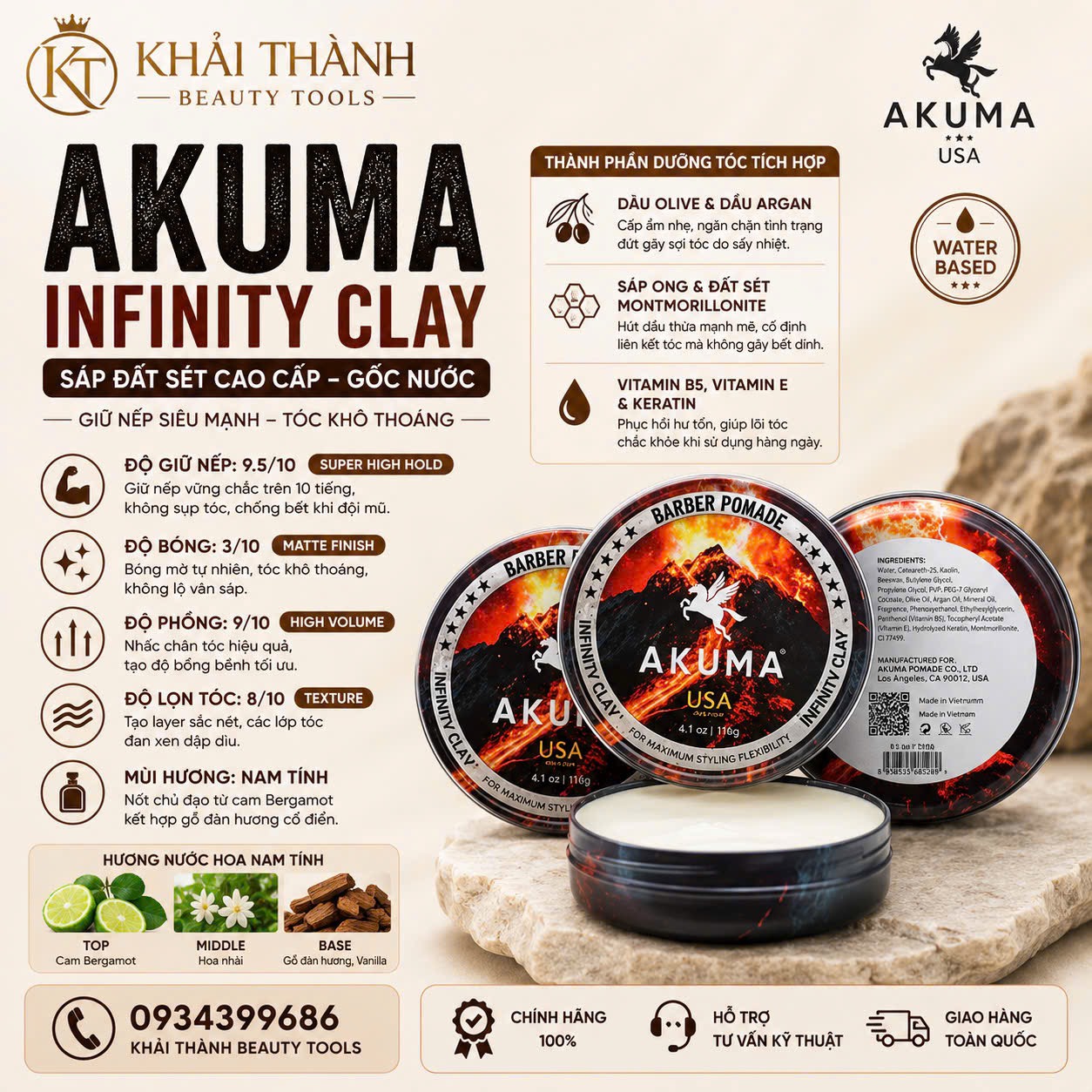 Sáp Akuma Infinity Clay