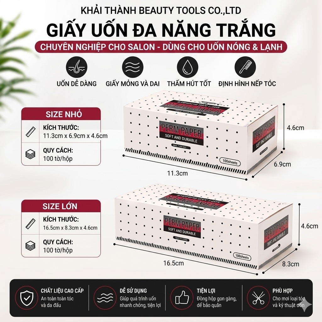 Giấy Uốn Đa Năng Trắng XD-4