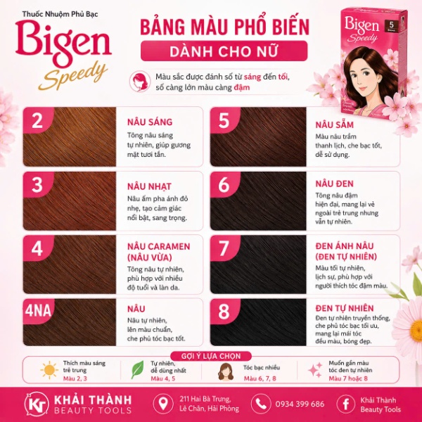 Nhuộm Bigen Speedy Color