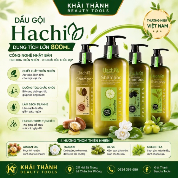 Dầu Gội Hachi 800ml