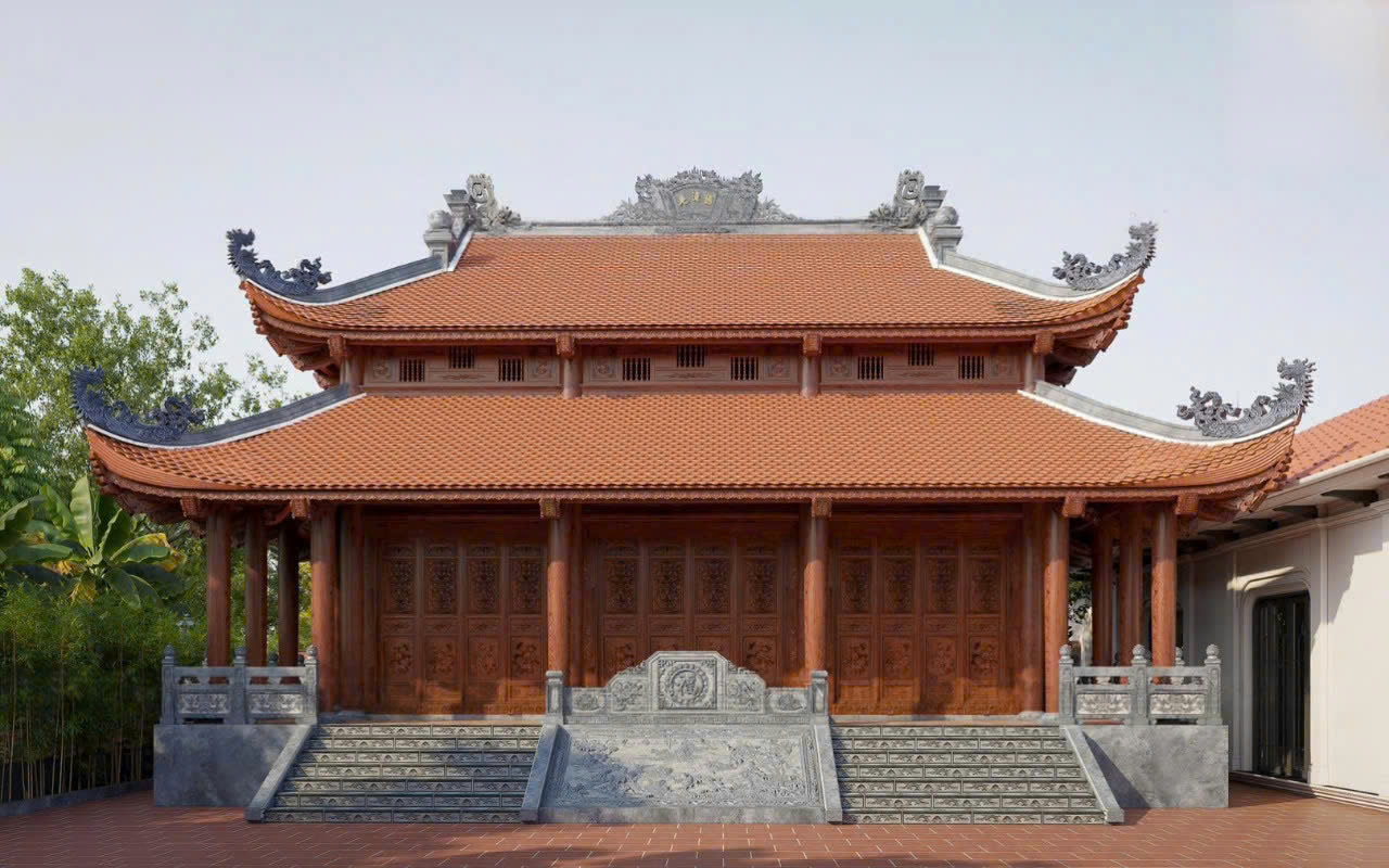 Nhà Thờ 8 Mái 3 Gian