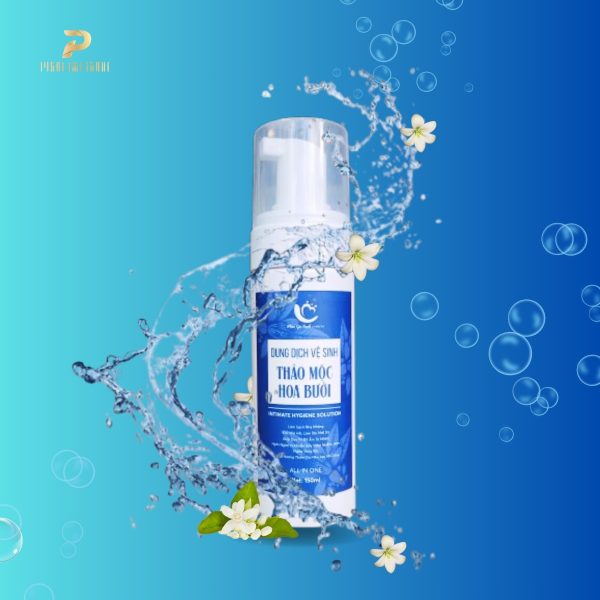 Dung dịch vệ sinh thảo mộc hoa bưởi hoa hồng PGX 150ml _ HMP