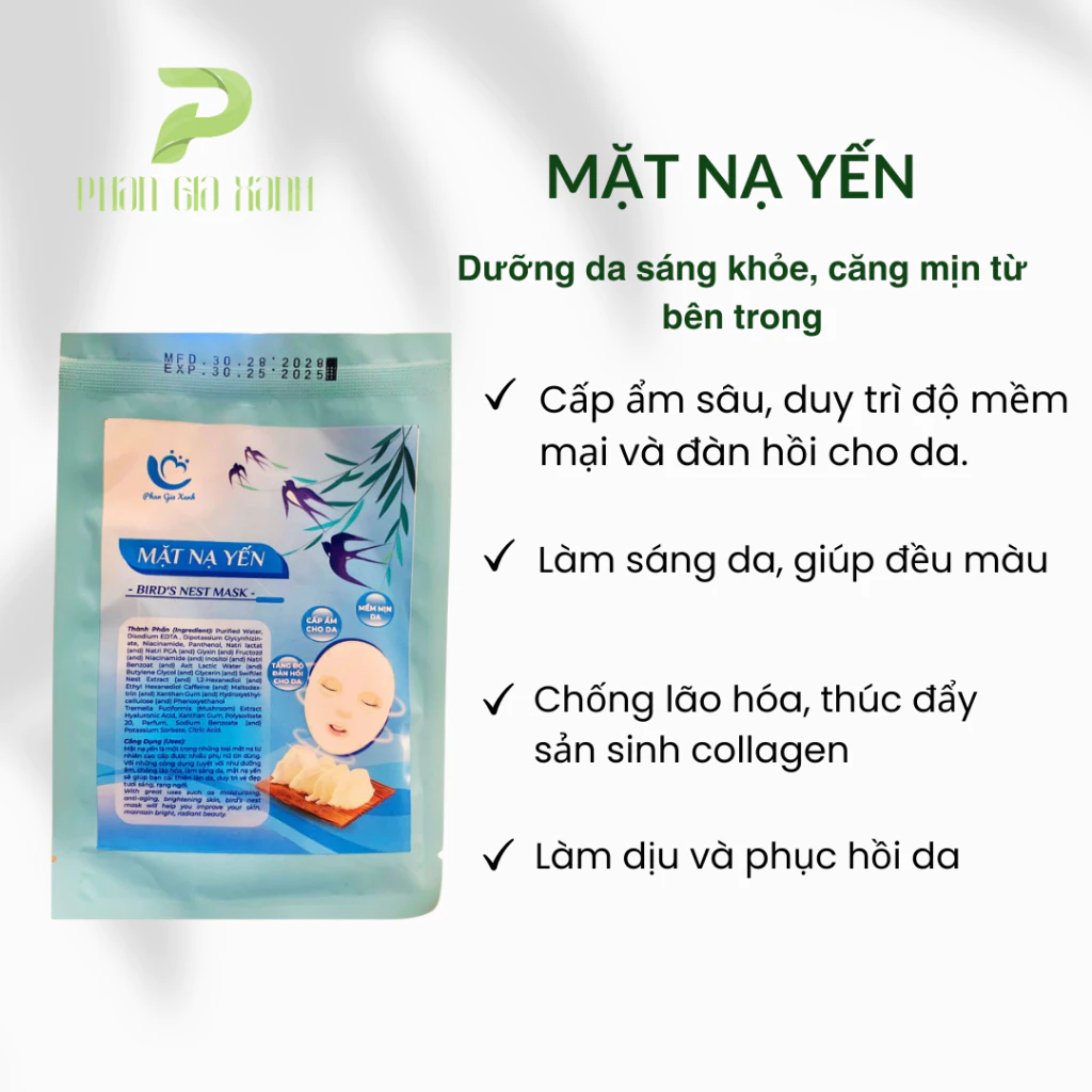 Mặt nạ yến PGX 20gr _ MP
