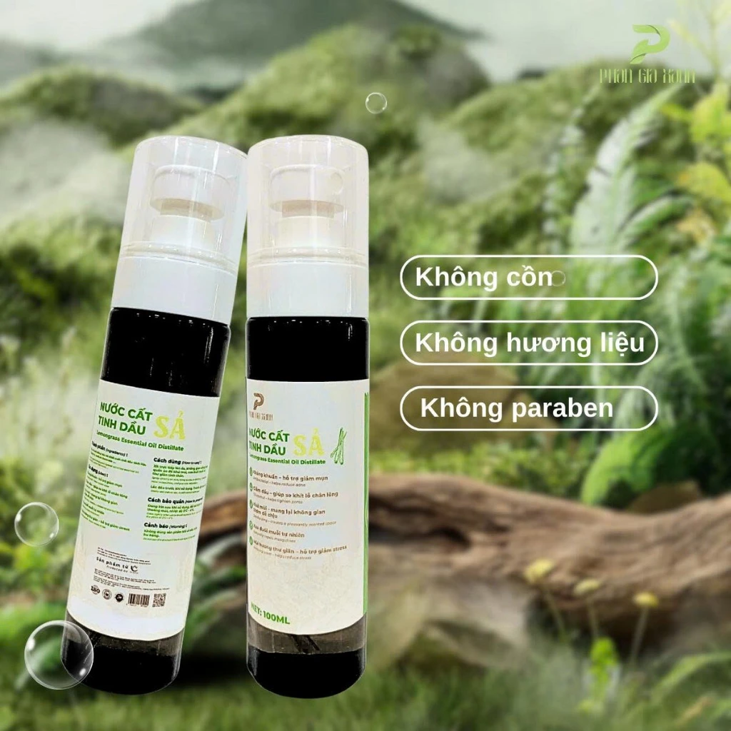 Nước cất tinh dầu sả (dạng xịt) 100ml- HMP