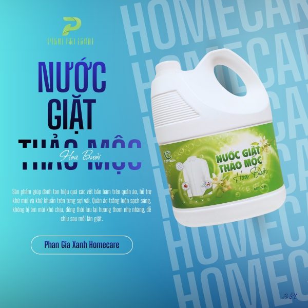 Nước giặt tinh chất bưởi PGX 3.8L _ HMP