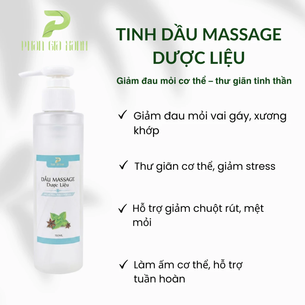 Tinh dầu massage dược liệu 150ml- TD