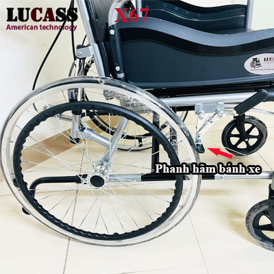 Xe lăn đa năng, bánh căm Lucass X67