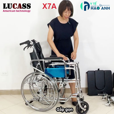 Xe lăn đa năng, bánh căm Lucass X7A