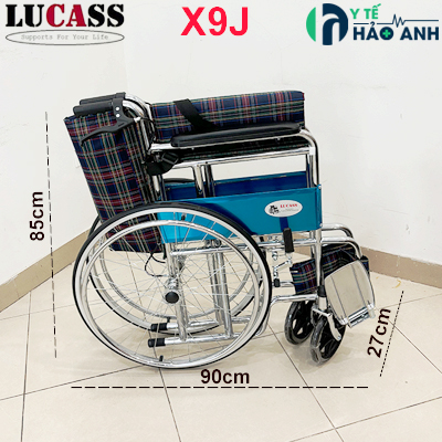 Xe lăn tiêu chuẩn, bánh tăm Lucass X9J