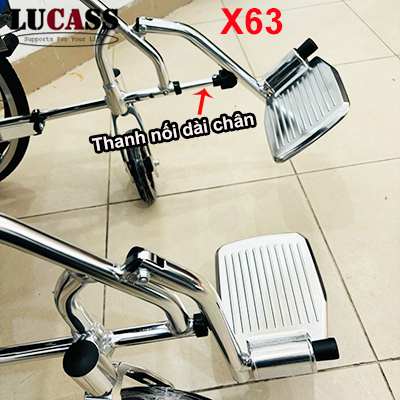 Xe lăn cao cấp gấp gọn xách tay Lucass X63
