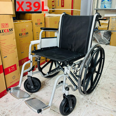 Xe lăn cao cấp gấp gọn xách tay Lucass X39L