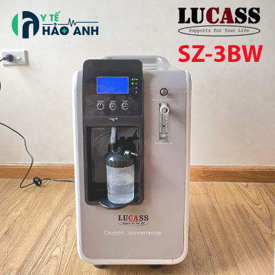 Máy tạo oxy Lucass 3lít có chức năng xông SZ-3BW