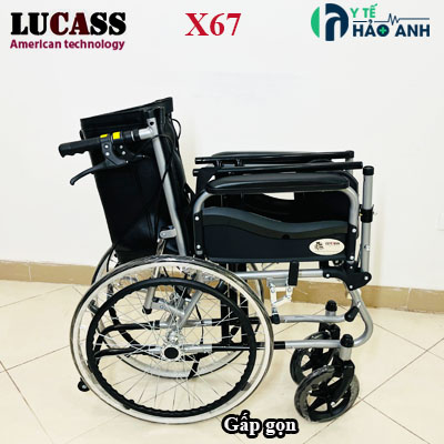 Xe lăn đa năng, bánh căm Lucass X67