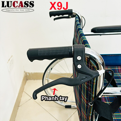 Xe lăn tiêu chuẩn, bánh tăm Lucass X9J