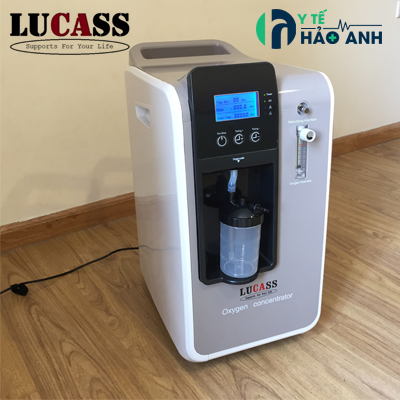 Máy tạo oxy Lucass 5lít có chức năng xông SZ-5BW