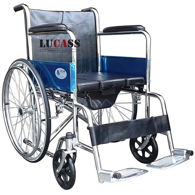 Xe lăn tiêu chuẩn, có bô vệ sinh Lucass X8J