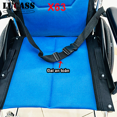 Xe lăn cao cấp gấp gọn xách tay Lucass X63