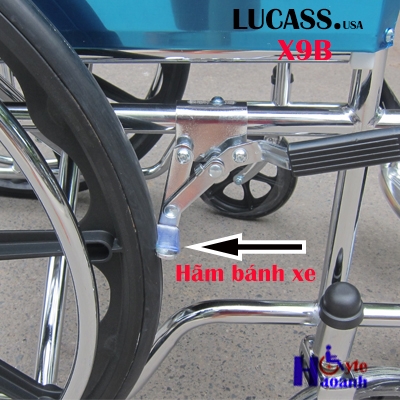 Xe lăn tiêu chuẩn, bánh mâm Lucass X9B