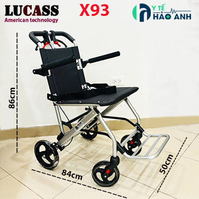 Xe lăn du lịch bánh đúc Lucass X93