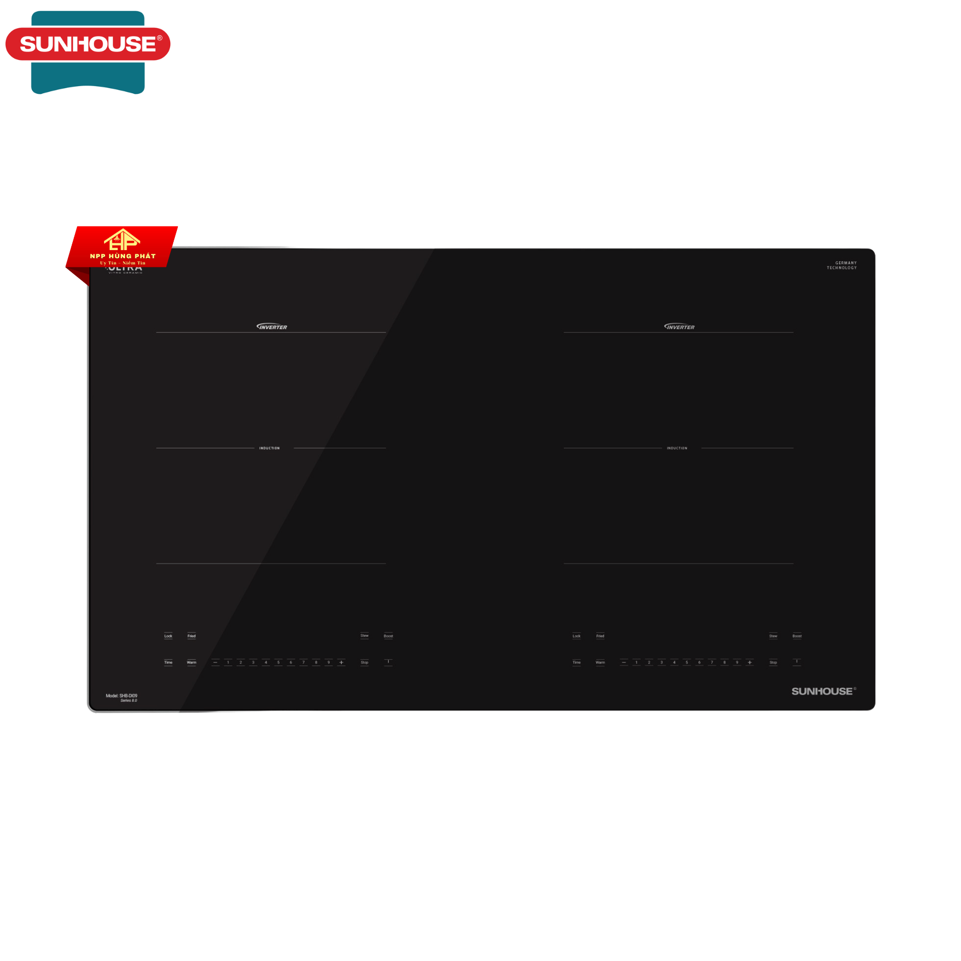 Bếp Từ Đôi SUNHOSUE SHB-DI09 SERIES 8.0