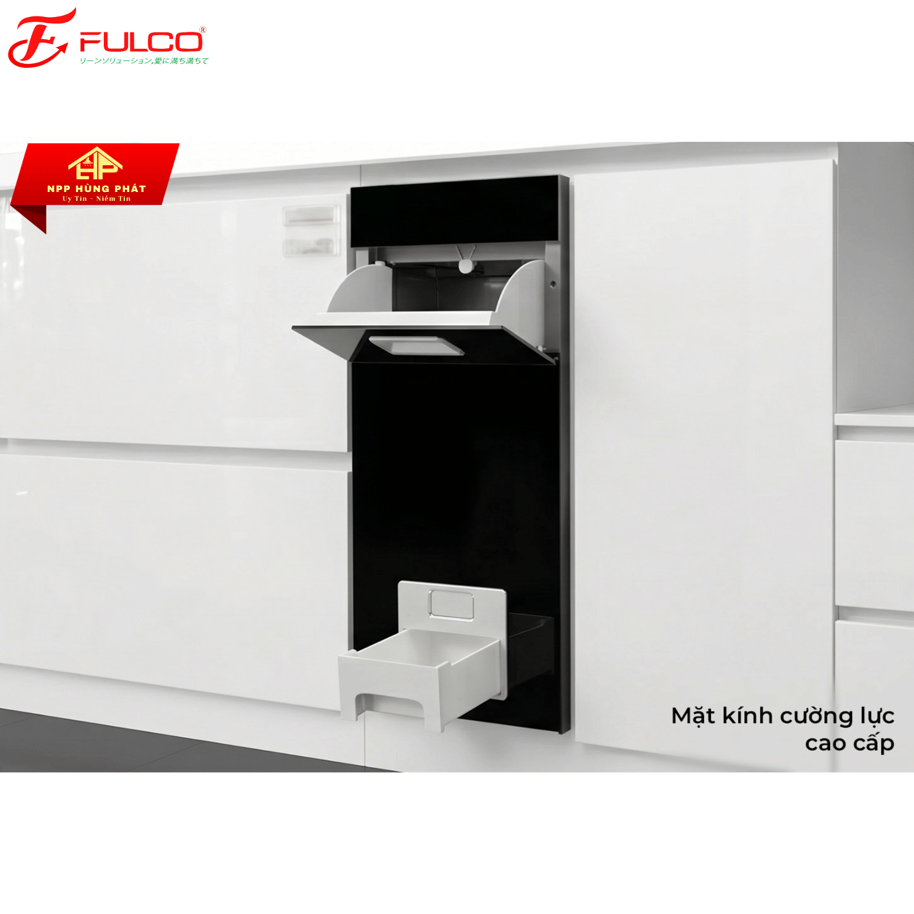 Thùng Gạo Mặt Gương Premium FULCO NSP.108
