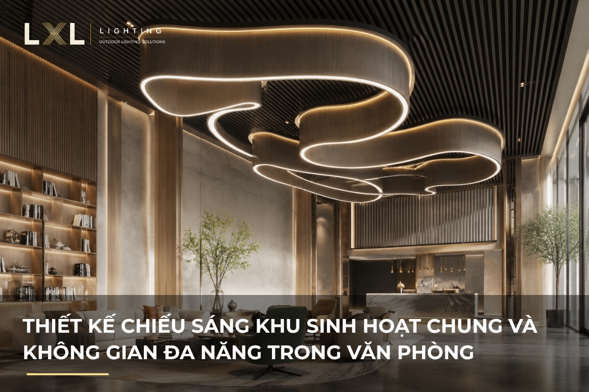 Cách chiếu sáng khu sinh hoạt chung, đa năng | LXL Lighting