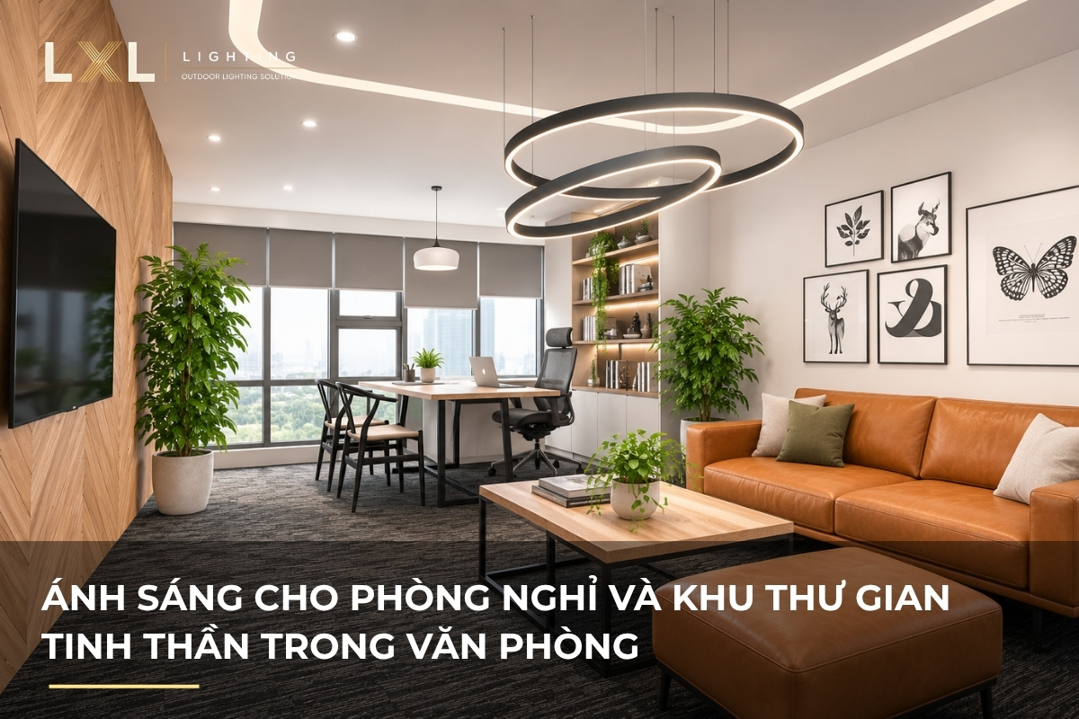 Cách chiếu sáng phòng nghỉ trong văn phòng | LXL Lighting
