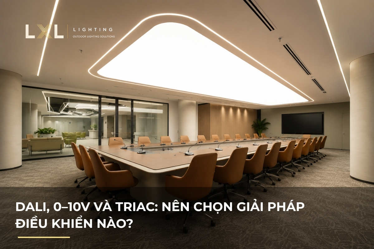 DALI, 0–10V và TRIAC khác nhau thế nào? | LXL Lighting