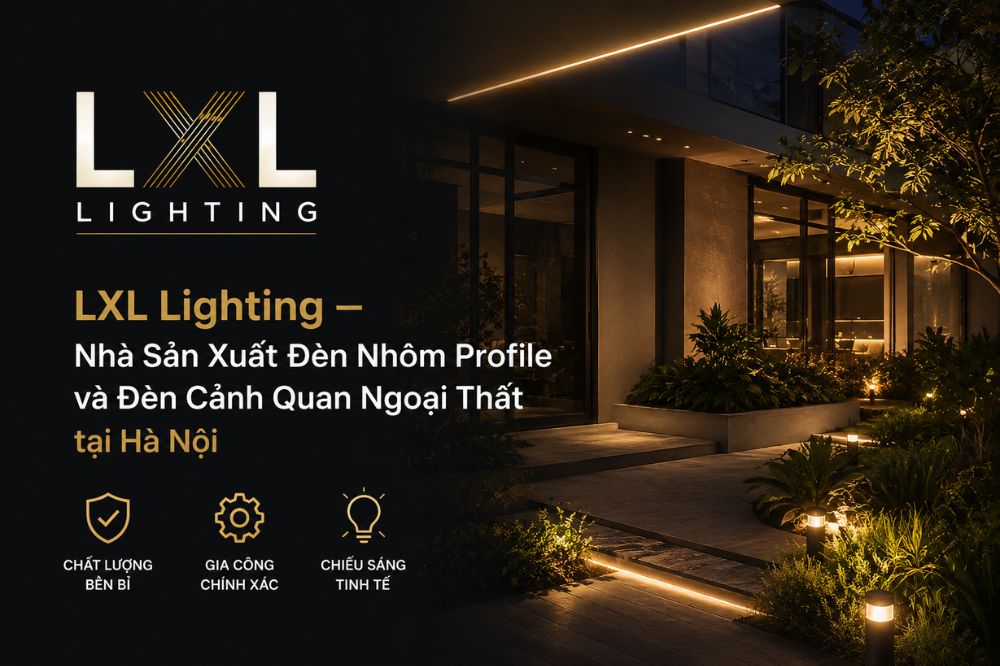 LXL Lighting — Nhà Sản Xuất Đèn Nhôm Profile và Đèn Cảnh Quan Ngoại Thất tại Hà Nội