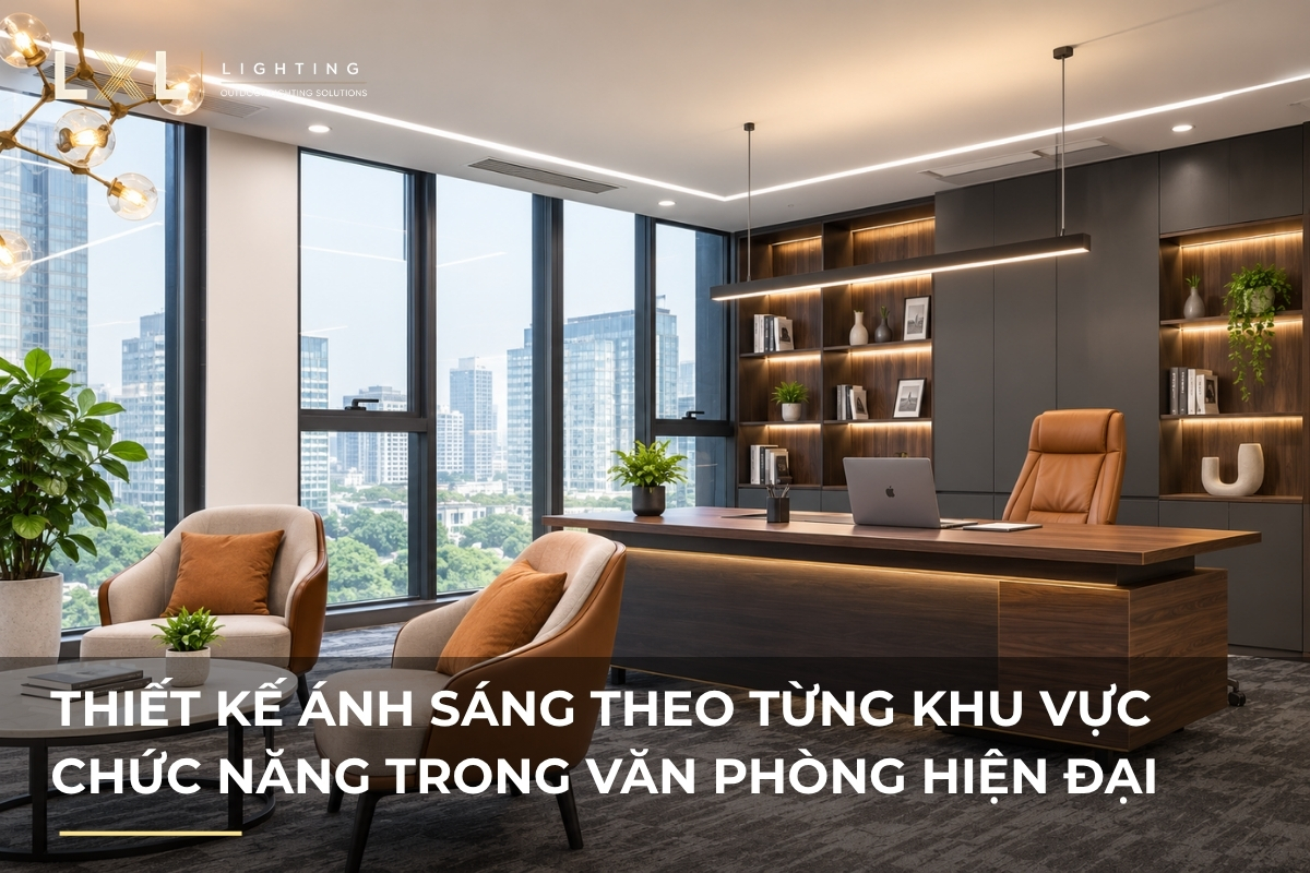 Cách chiếu sáng từng khu vực trong văn phòng | LXL Lighting
