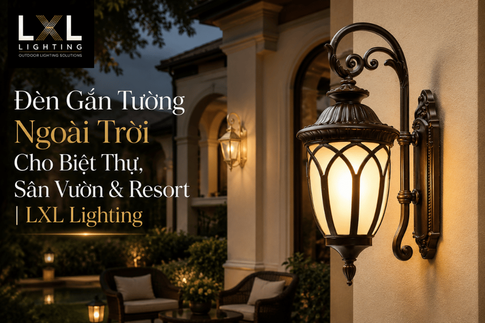 Đèn Gắn Tường Resort & Biệt Thự Cao Cấp | LXL Lighting