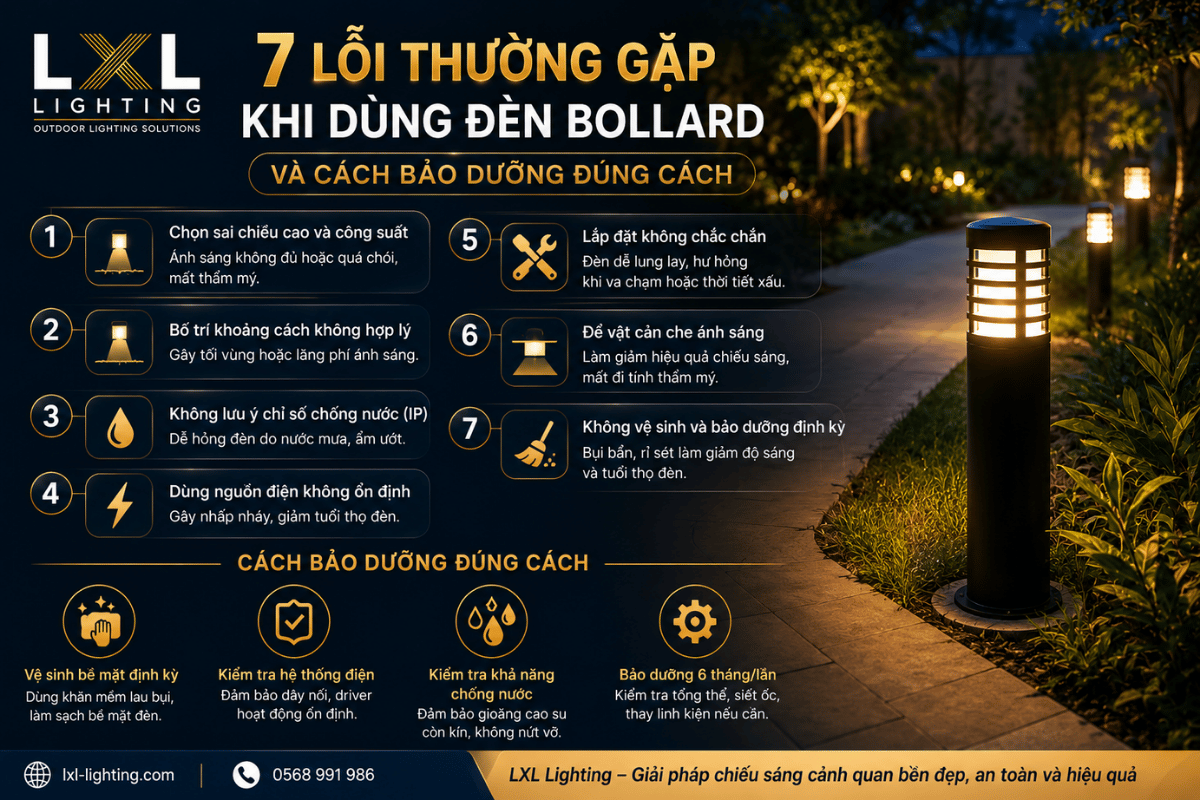 7 lỗi thường gặp khi dùng đèn nấm và cách bảo dưỡng
