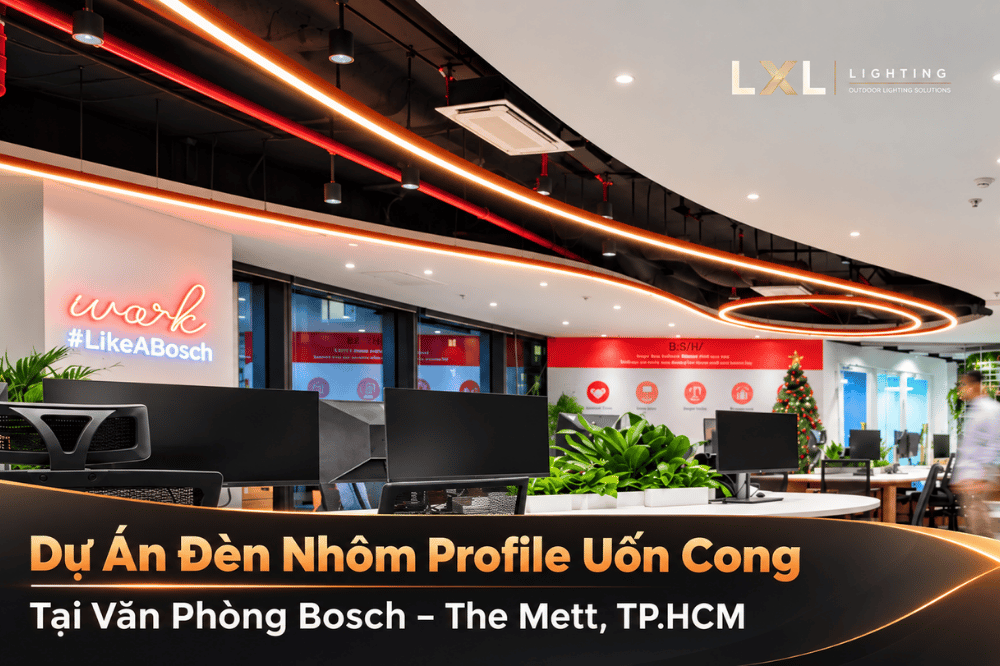Gia Công Đèn Nhôm Profile Uốn Cong Bosch The Mett, TP.HCM