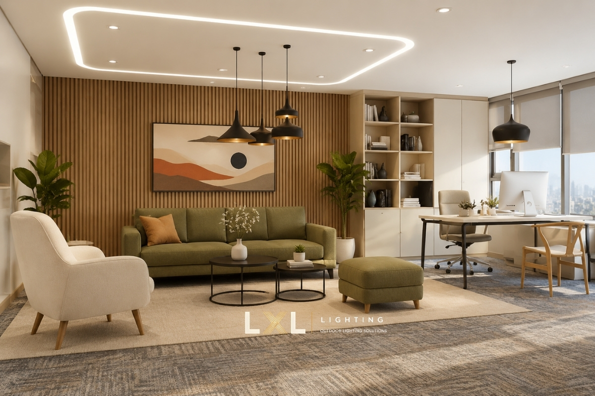 chiếu sáng thiết kế văn phòng