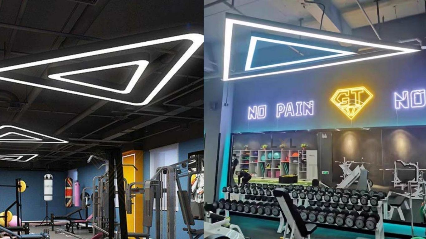 Đèn Thả Tam Giác Nhôm Profile
