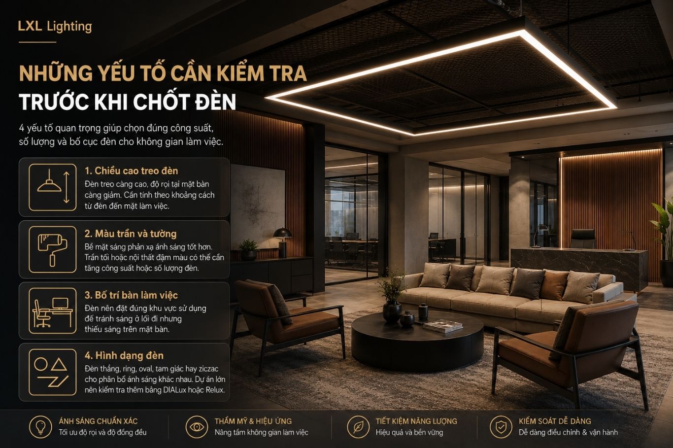 Đèn thanh nhôm profile thả trần