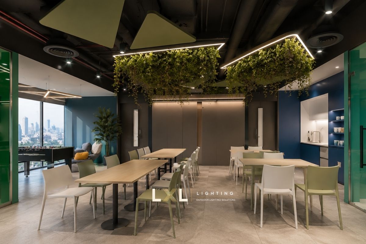 thiết kế chiếu sáng cho văn phòng