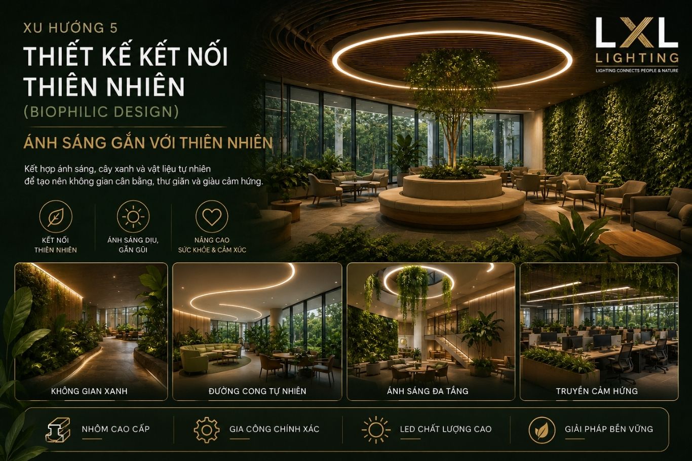 Đèn thanh nhôm profile theo uốn cong