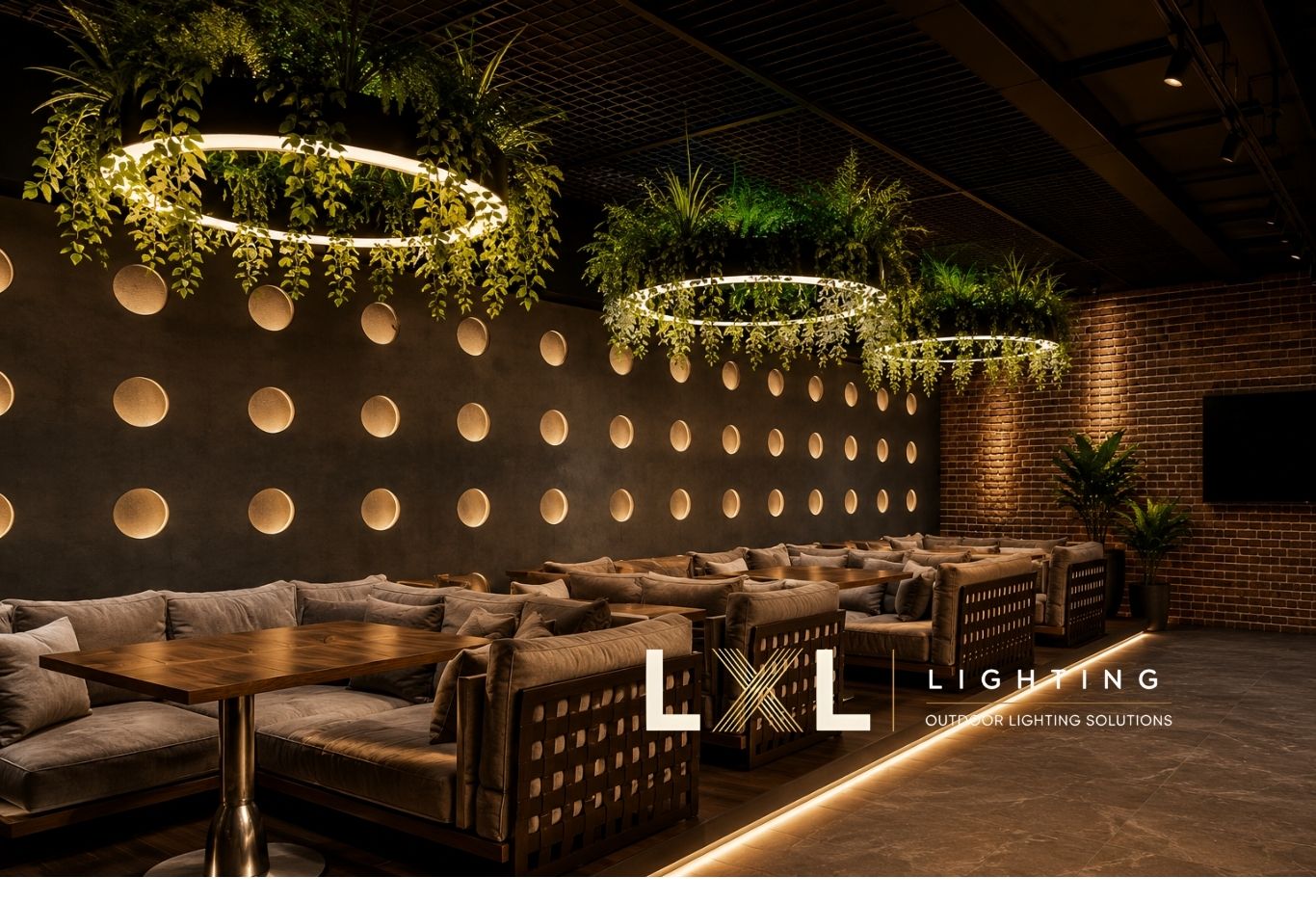 Đèn Thả Oval Tích Hợp Cây Xanh