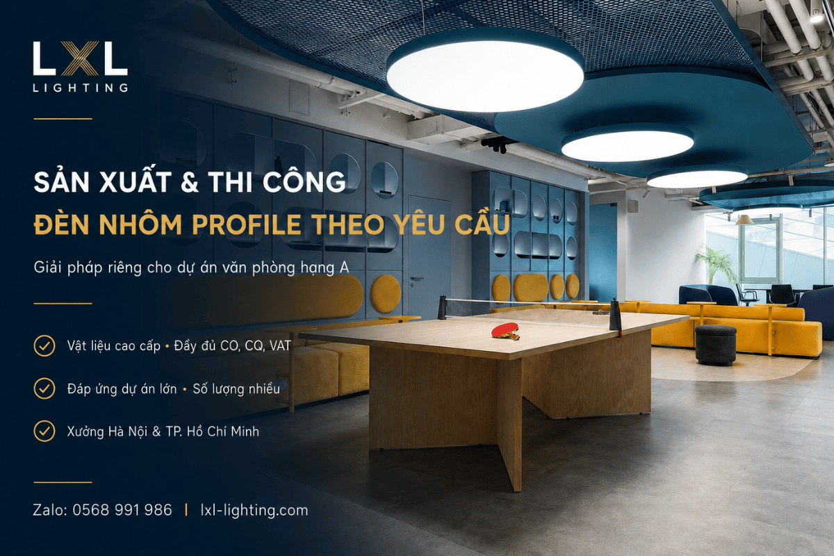 Đèn nhôm profile văn phòng