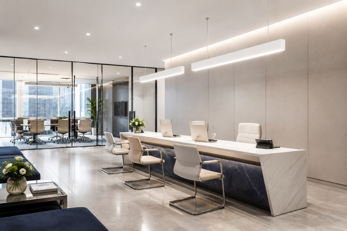 thiết kế chiếu sáng văn phòng