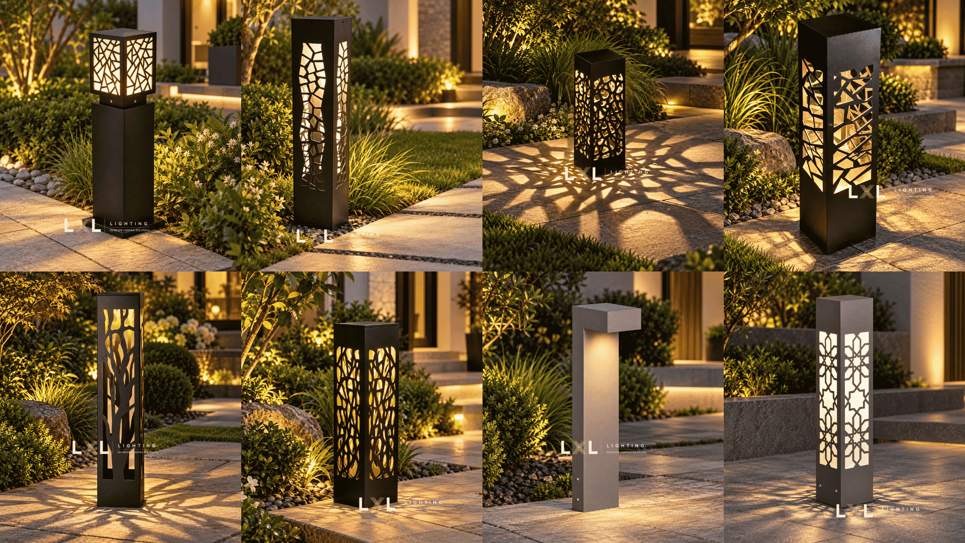 đèn sân vườn cnc