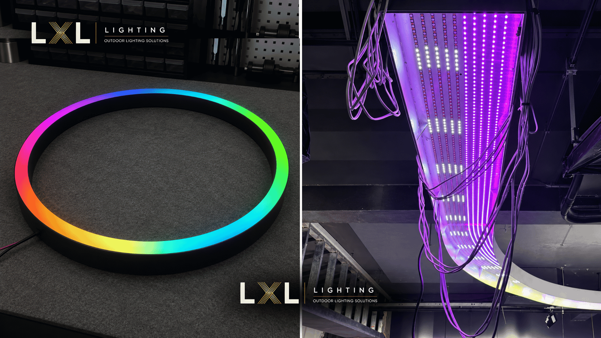 đèn nhôm profile đổi màu RGB/RGBW.