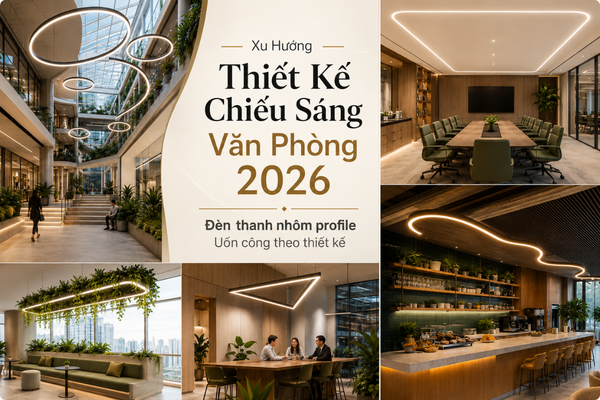 xu hướng đền thanh nhôm profile