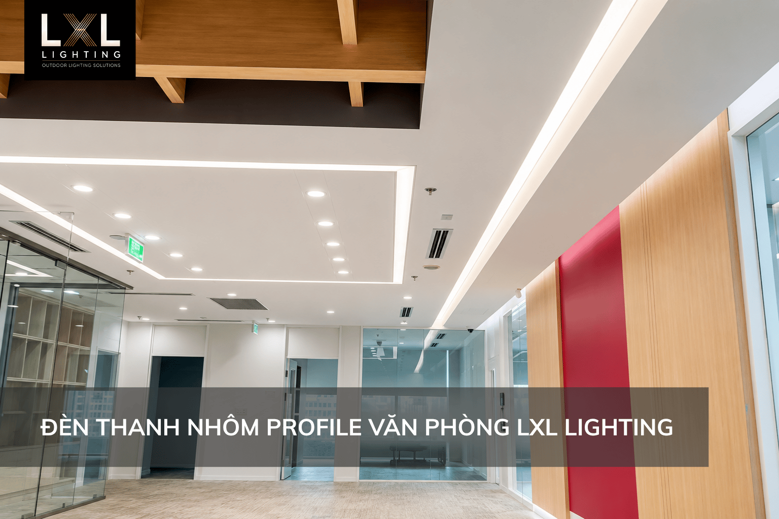 Đèn thanh nhôm profile cho văn phòng