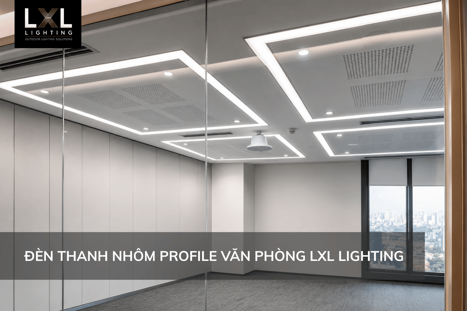 Đèn Linear Nhôm Profile Dạng Lưới Hình Học