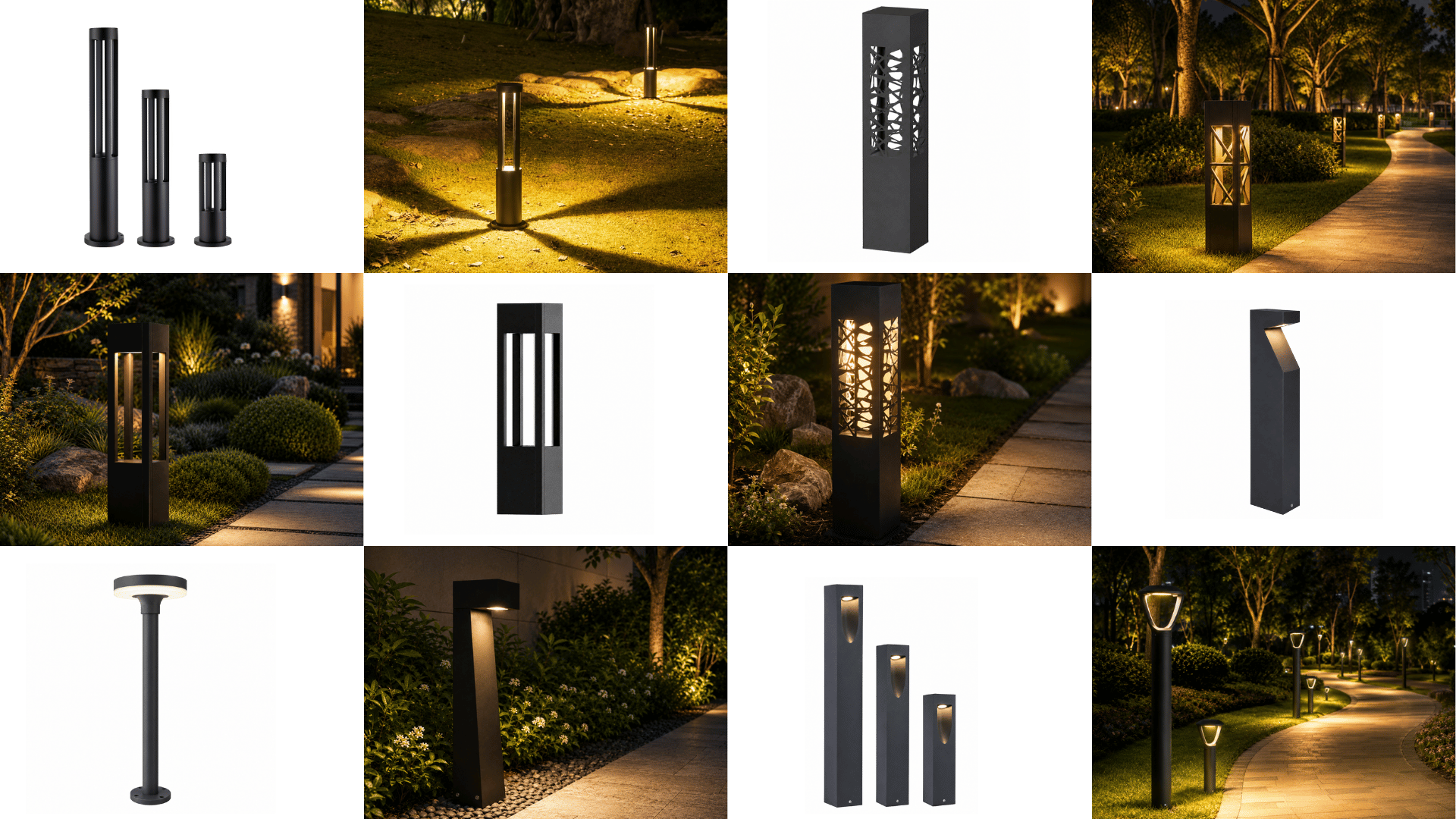 Các Kiểu Dáng Bollard